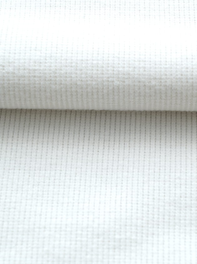 Wide Rib Knit - White – Fabric Box